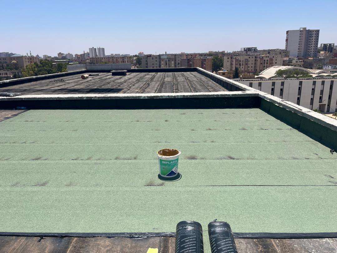 Étanchéité complète toiture terrasse - Résultat final Oran