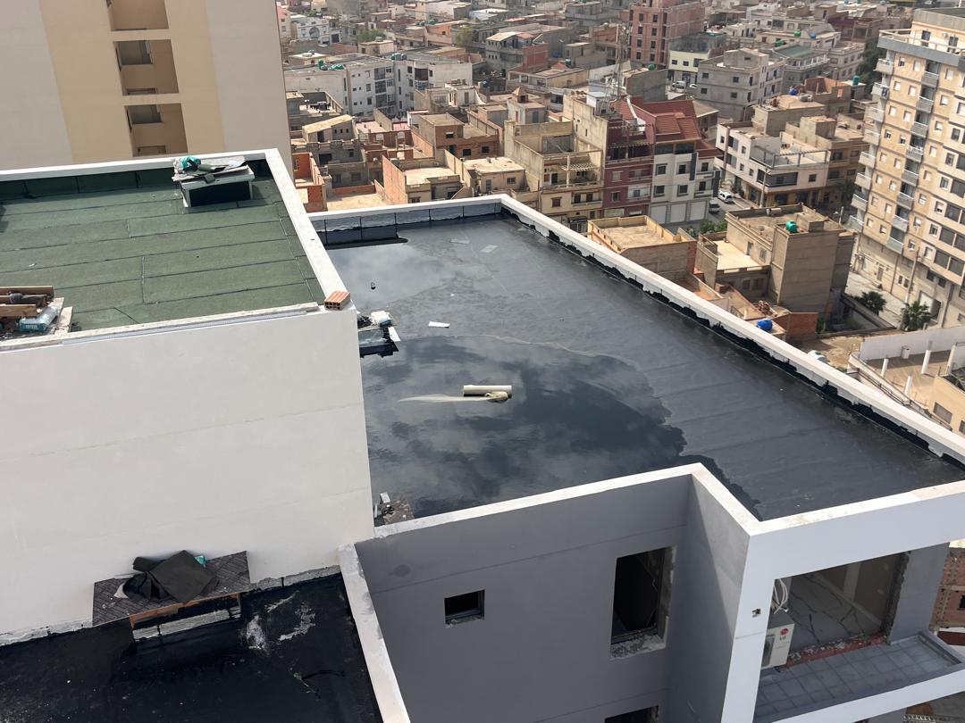 Étanchéité toiture terrasse neuve sur immeuble - ZE-ETANCHEITE Oran
